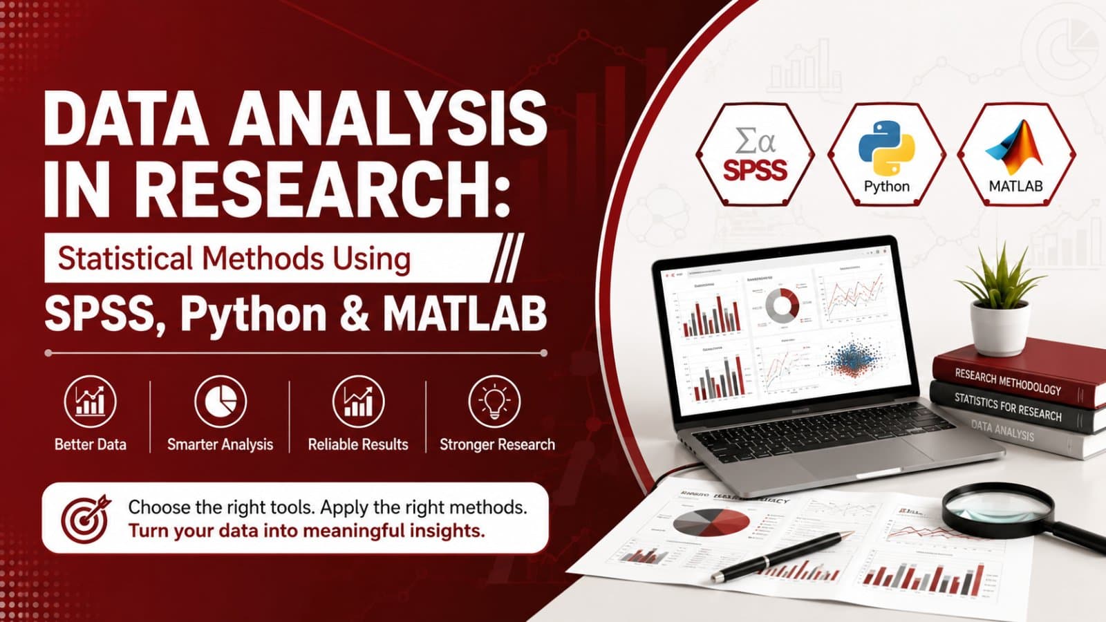 Statistical methods for data analysis in research