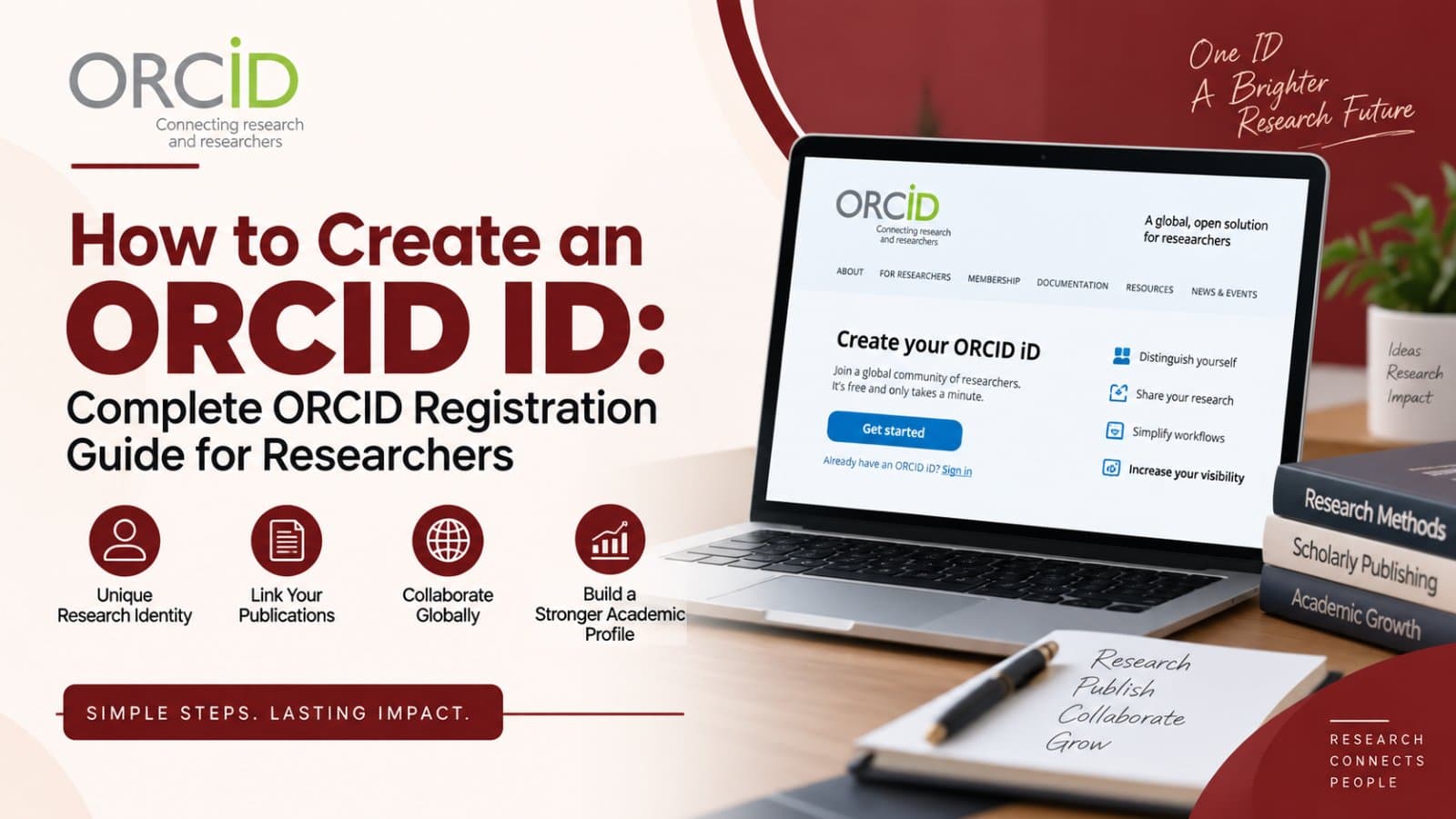 How to Create an ORCID ID: Complete ORCID Registration Guide for Researchers